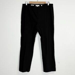 NEW Vince Front Seam Ponte Crop Leggings Womens XL Black Cotton Blend NWOT
